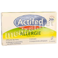 Actifed allergie cetirizine10 mg таб., покр. плен. обол. JOHNSON & JOHNSON SANTE BEAUTE FRANCE (ФРАНЦИЯ)