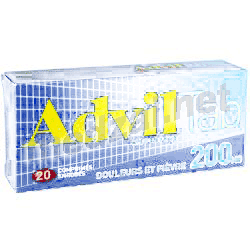Advil200 mg таб., покр. обол. PFIZER SANTE FAMILIALE (ФРАНЦИЯ)