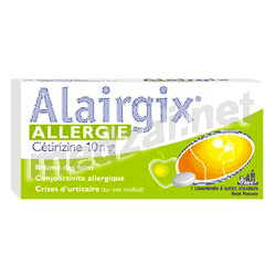 Alairgix allergie cetirizine10 mg comprimé à sucer sécable COOPER (FRANCE)
