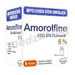 AmorolfineEG LABO CONSEIL 5 % лак д/ногтей медицинский EG LABO - LABORATOIRES EUROGENERICS (ФРАНЦИЯ)