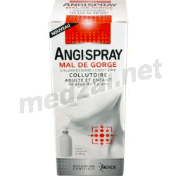 Angi-spray mal de gorge chlorhexidine/lidocaïne collutoire CHEMINEAU (FRANCE)