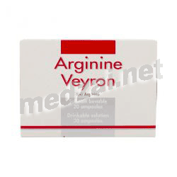 Arginine veyron  solution buvable PIERRE FABRE MEDICAMENT (FRANCE)
