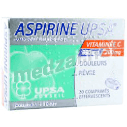AspirineUPSA VITAMINEE C TAMPONNEE EFFERVESCENTE comprimé effervescent(e) UPSA (FRANCE)