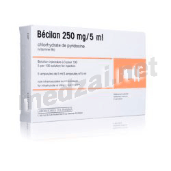 Becilan250 mg/5 ml solution injectable THERANOL DEGLAUDE (FRANCE)