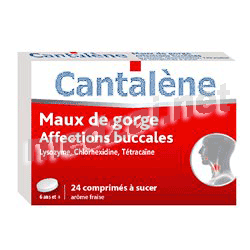 Cantalene  comprimé à sucer COOPER (FRANCE) Posologie et mode d