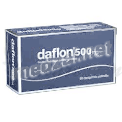 Daflon500 mg comprimé pelliculé LES LABORATOIRES SERVIER (FRANCE)