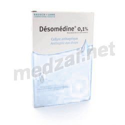 Desomedine  collyre en solution LABORATOIRE CHAUVIN (FRANCE) Posologie et mode d