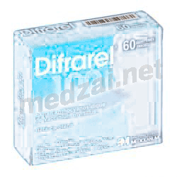 Difrarel100 mg таб., покр. обол. БИОКОДЕКС (ФРАНЦИЯ)