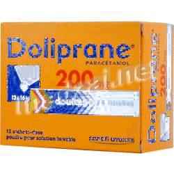 Doliprane200 mg poudre pour solution buvable SANOFI AVENTIS FRANCE (FRANCE)