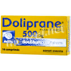 Doliprane  comprimé SANOFI AVENTIS FRANCE (FRANCE) Posologie et mode d