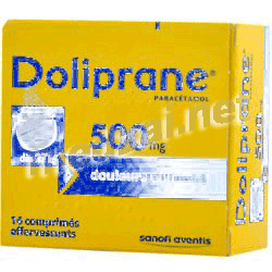Doliprane500 mg таб. д/пригот. шипуч. напитка Санофи-Авентис Франс (ФРАНЦИЯ)