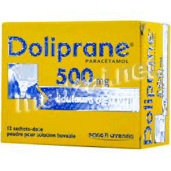 Doliprane500 mg poudre pour solution buvable SANOFI AVENTIS FRANCE (FRANCE)