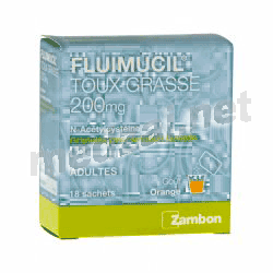 Fluimucil expectorant acetylcysteine  granulés pour solution buvable ZAMBON FRANCE (FRANCE)