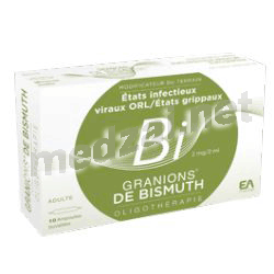 Granions de bismuth2 mg/2 ml solution buvable GRANIONS (MONACO)
