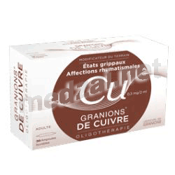 Granions de cuivre0,3 mg/2 ml solution buvable GRANIONS (MONACO)