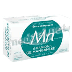 Granions de manganese0,1 mg/2 ml solution buvable GRANIONS (MONACO)
