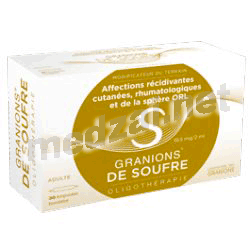 Granions de soufre19,5 mg/2 ml solution buvable GRANIONS (MONACO)