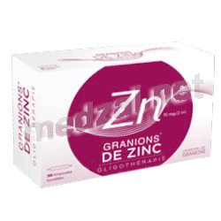 Granions de zinc15 mg/2 ml р-р д/приема внутрь GRANIONS (МОНАКО)