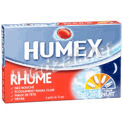 Humex rhume comprimé et gélule LABORATOIRES URGO HEALTHCARE (FRANCE)
