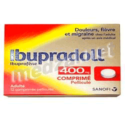Ibupradoll  comprimé pelliculé SANOFI AVENTIS FRANCE (FRANCE) Posologie et mode d