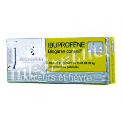 Ibuprofene  comprimé pelliculé BIOGARAN (FRANCE) Posologie et mode d