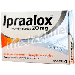 Ipraalox  comprimé gastro-résistant(e) SANOFI AVENTIS FRANCE (FRANCE) Posologie et mode d