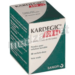 Kardegic  poudre pour solution buvable SANOFI AVENTIS FRANCE (FRANCE) Posologie et mode d