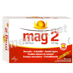 Mag 2SANS SUCRE 122 mg solution buvable COOPER (FRANCE)