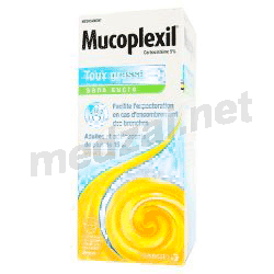 Mucoplexil 5 %  sirop SANOFI AVENTIS FRANCE (FRANCE) Posologie et mode d