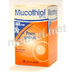 Mucothiol  comprimé pelliculé CILFA DEVELOPPEMENT (FRANCE) Posologie et mode d