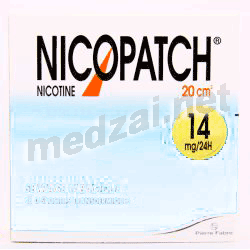 Nicopatch14 mg/24 h трансдермальная терапевтическая система (ТТС) Пьер Фабр Медикамент (ФРАНЦИЯ)