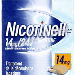 Nicotinell tts14 mg/24 h трансдермальная терапевтическая система (ТТС) ГлаксоСмитКляйн Санте Гранд Публик (ФРАНЦИЯ)