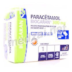 ParacetamolBIOGARAN 300 mg порошок д/пригот. р-ра д/приема внутрь BIOGARAN (ФРАНЦИЯ)