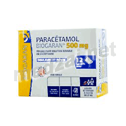 ParacetamolBIOGARAN 500 mg порошок д/пригот. р-ра д/приема внутрь BIOGARAN (ФРАНЦИЯ)