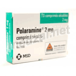 Polaramine  comprimé sécable BAYER HEALTHCARE (FRANCE) Posologie et mode d