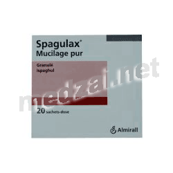 Spagulax mucilage pur  granulés ALMIRALL (FRANCE) Posologie et mode d
