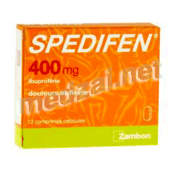 Spedifen  comprimé pelliculé ZAMBON FRANCE (FRANCE) Posologie et mode d