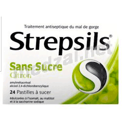 StrepsilsCITRON SANS SUCRE pastille RECKITT BENCKISER HEALTHCARE FRANCE (FRANCE)