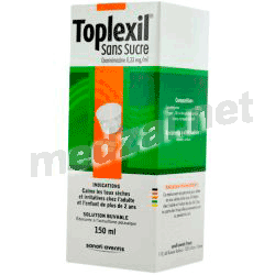 Toplexil0,33 mg/ml SANS SUCRE solution buvable SANOFI AVENTIS FRANCE (FRANCE)