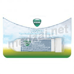 Vicks inhaler  tampon imprégné(e) pour inhalation par fumigation PROCTER & GAMBLE PHARMACEUTICALS FRANCE (FRANCE) Posologie et mode d