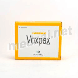 Voxpax  comprimé Laboratoires LEHNING (FRANCE) Posologie et mode d