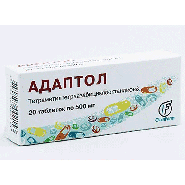 Адаптол таблетки; АО "Олайнфарм" (Латвия)