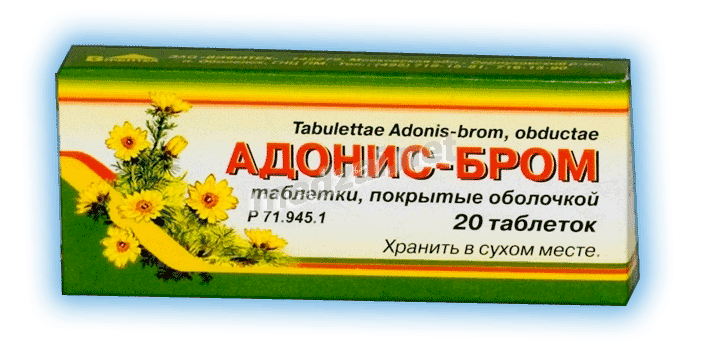 Адонис-бром comprimé enrobé ZAO "Vifiteh" (Fédération de Russie)