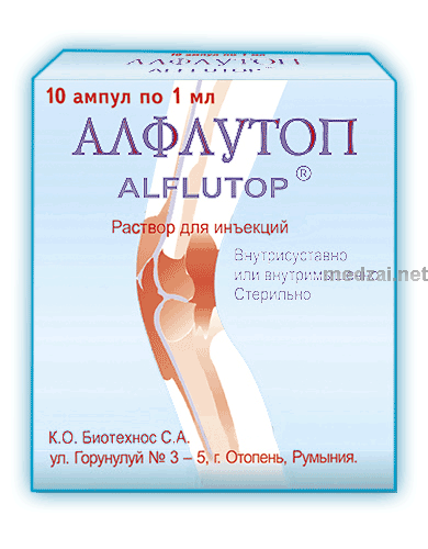 Alflutop  solution injectable S.C. BIOTEHNOS (Roumanie) Posologie et mode d
