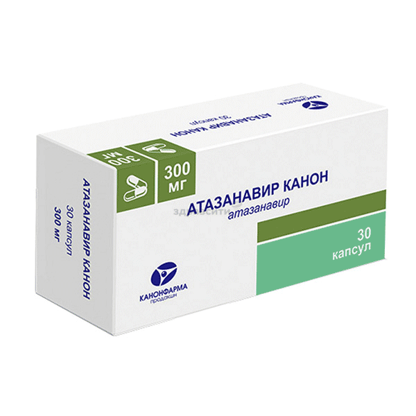 АтазанавирКанон capsule Canonpharma Production, JSC (Fédération de Russie)