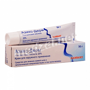 Азикс-дерм крем для наружного применения; Сан Фармасьютикал Индастриз Лтд (Индия)