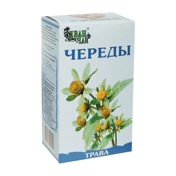 Череды трава  сырье растительное-порошок; ЗАО "Иван-чай" (Россия)