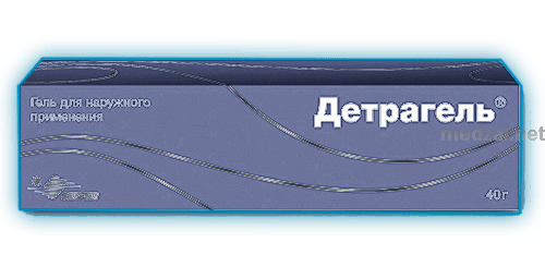 Detragel<sup>®</sup>  gel pour application cutanée LES LABORATOIRES SERVIER (Fédération de Russie)