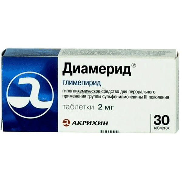 Diamerid  comprimé AKRIKHIN (Fédération de Russie) Posologie et mode d