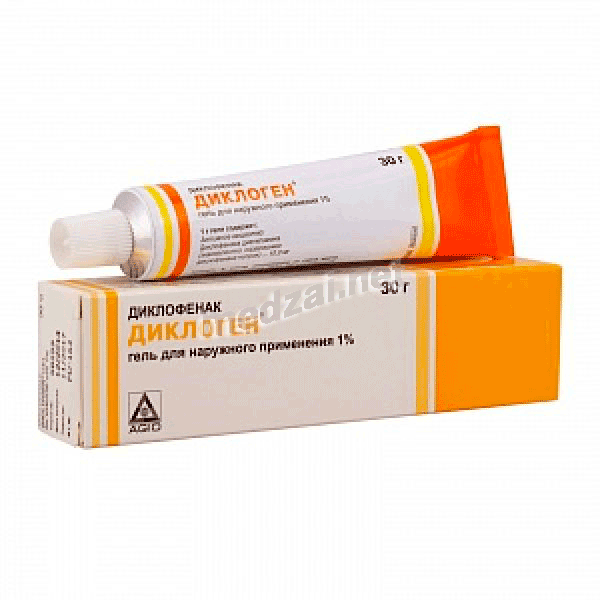 Диклоген gel pour application cutanée AGIO PHARMACEUTICALS (Inde)